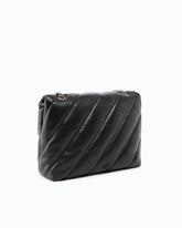 Grand sac bandoulière Love Bag Puff Maxi Quilt - Noir | Pinko