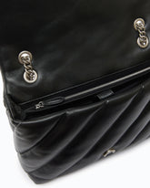 Grand sac bandoulière Love Bag Puff Maxi Quilt - Noir | Pinko