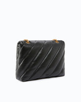 Grand sac bandoulière Love Bag Puff Maxi Quilt - Noir | Pinko