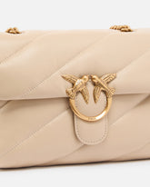 Medium shoulder bag Love Bag Puff Maxi Quilt - Beige | Pinko