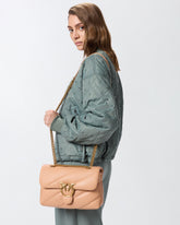 Borsa media a tracolla Love Bag Puff Maxi Quilt - | Pinko