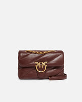 Borsa media a tracolla Love Bag Puff Maxi Quilt - Burgundy | Pinko