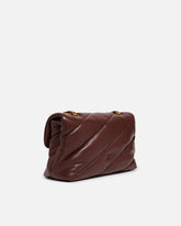 Borsa media a tracolla Love Bag Puff Maxi Quilt - Burgundy | Pinko