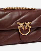 Borsa media a tracolla Love Bag Puff Maxi Quilt - Burgundy | Pinko