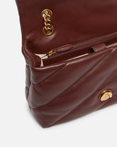 Medium shoulder bag Love Bag Puff Maxi Quilt - Burgundy | Pinko