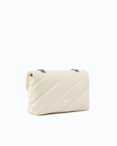 Borsa media a tracolla Love Bag Puff Maxi Quilt - Bianco | Pinko