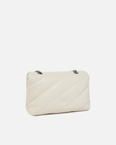 Medium shoulder bag Love Bag Puff Maxi Quilt - White | Pinko