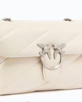 Borsa media a tracolla Love Bag Puff Maxi Quilt - Bianco | Pinko