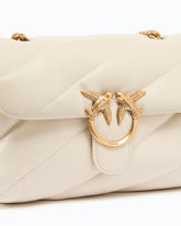 Medium shoulder bag Love Bag Puff Maxi Quilt - White | Pinko