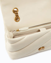 Medium shoulder bag Love Bag Puff Maxi Quilt - White | Pinko