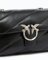 Borsa media a tracolla Love Bag Puff Maxi Quilt - Nero | Pinko