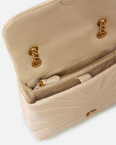 Borsa a tracolla grande Love Bag Puff trapunta farfalla - | Pinko