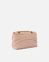 Love Bag Puff large butterfly quilt crossbody bag - Pink | Pinko