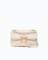 Love Bag Puff large butterfly quilt crossbody bag - | Pinko