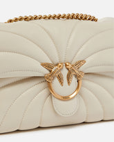 Love Bag Puff large butterfly quilt crossbody bag - | Pinko