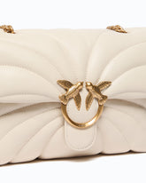 Love Bag Puff large butterfly quilt crossbody bag - | Pinko