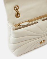 Μεγάλη τσάντα χιαστί Love Bag Puff με καπιτονέ σχέδιο σε στυλ πεταλούδας - | Pinko