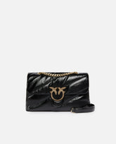 Καπιτονέ τσάντα χιαστί Love Bag Puff από λουστρίνι PINKO Galleria - | Pinko