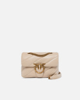 Borsa piccola a tracolla Love Bag Puff Maxi Quilt - Beige | Pinko