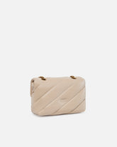 Borsa piccola a tracolla Love Bag Puff Maxi Quilt - Beige | Pinko