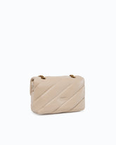 Borsa piccola a tracolla Love Bag Puff Maxi Quilt - Beige | Pinko