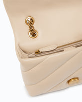 Small shoulder bag Love Bag Puff Maxi Quilt - Beige | Pinko