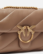 Borsa piccola a tracolla Love Bag Puff Maxi Quilt - Beige | Pinko