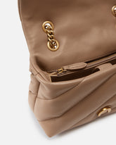 Borsa piccola a tracolla Love Bag Puff Maxi Quilt - Beige | Pinko