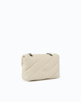 Borsa piccola a tracolla Love Bag Puff Maxi Quilt - Bianco | Pinko