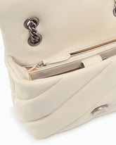 Borsa piccola a tracolla Love Bag Puff Maxi Quilt - Bianco | Pinko