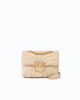 Mini borsa Love Bag Puff Butterfly a tracolla in nappa - | Pinko