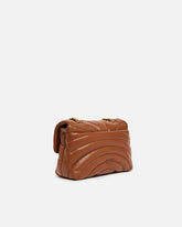 Mini borsa Love Bag Puff Butterfly a tracolla in nappa - Marrone | Pinko