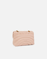 Mini borsa Love Bag Puff Butterfly a tracolla in nappa - Rosa | Pinko