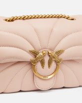 Mini borsa Love Bag Puff Butterfly a tracolla in nappa - Rosa | Pinko