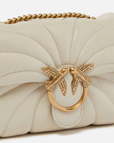Mini borsa Love Bag Puff Butterfly a tracolla in nappa - | Pinko