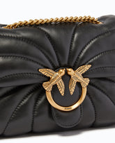 Umhängetasche Mini Love Bag Puff Butterfly aus Nappaleder - Schwarz | Pinko