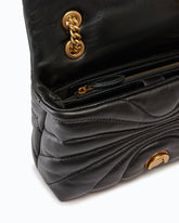 Umhängetasche Mini Love Bag Puff Butterfly aus Nappaleder - Schwarz | Pinko