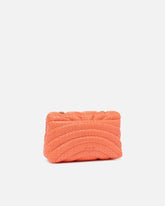 Mini borsa a tracolla Love Bag Puff in rafia con catena - | Pinko