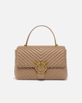 Borsa a mano grande Lady Love Bag Puff Chevron - | Pinko