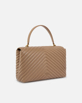 Große Handtasche Lady Love Bag Puff Chevron - | Pinko