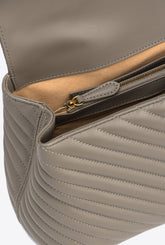 Borsa a mano grande Lady Love Bag Puff Chevron - | Pinko