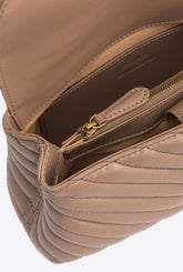 Bolso de mano mediano Lady Love Bag Puff Chevron - | Pinko