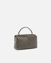 Kleine Lady Love Bag Puff Chevron Handtasche - Grau | Pinko