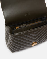Kleine Lady Love Bag Puff Chevron Handtasche - Grau | Pinko