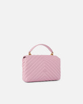 Bolso pequeño de mano Lady Love Bag Puff Chevron - | Pinko
