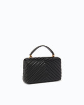 Borsa piccola a mano Lady Love Bag Puff Chevron - Nero | Pinko