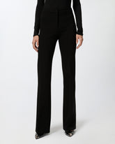 Pantaloni flared punto stoffa - | Pinko