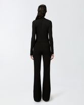 Pantaloni flared punto stoffa - | Pinko