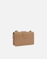 Borsa piccola a spalla Love Bag One Simply in pelle - Beige | Pinko