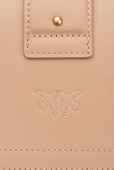 Borsa piccola a spalla Love Bag One Simply in pelle - Beige | Pinko